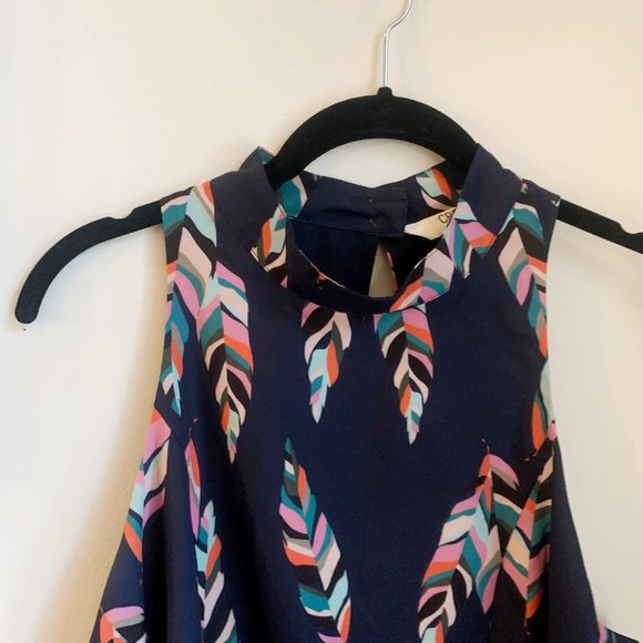 Allie Tank, Custom Feather Print - Picture 3 of 8